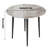 Lexxi Round Stone Top Metal Base Dining Table-467813078
