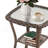 Outdoor Wicker Side Table,23X20x20 Inch All Weather Rattan Small Patio Table Square End Table For Pool Balcony Deck Porch, Brown-1448314142