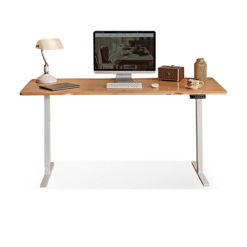 Bureaux noirs rectangulaires réglables en bois massif, H 29,92 po x l 62,99 po x P 31,5 po