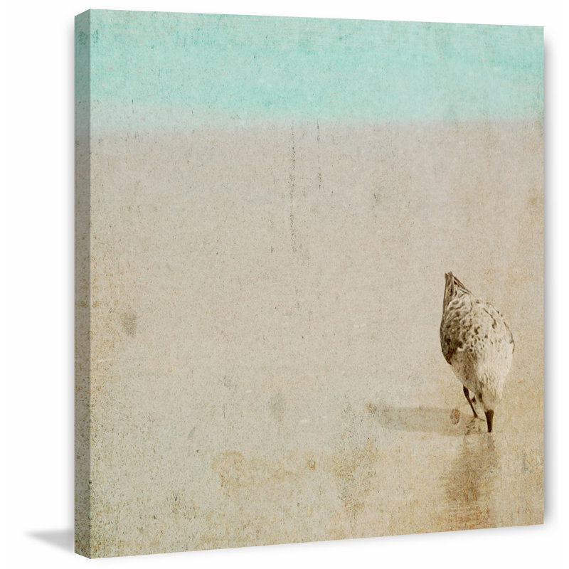 "Sandpiper", reproduction sur toile tendue, H 40 po x l 40 po x P 1,5 po
