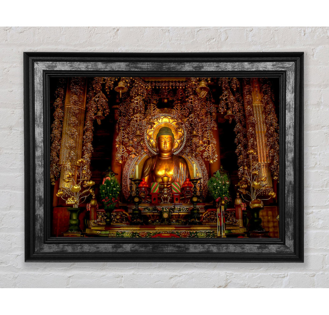 Goldener Buddha Chion Japan - Druck