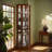 Corner China Cabinet With Adjustable Shelf-1627204344
