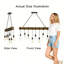 Lustre linéaire unique à 8 lumières avec accents en bois 41,7 "Jason