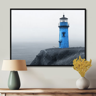 Reproduction d'art mural phare bleu en hiver III - Phares bleus