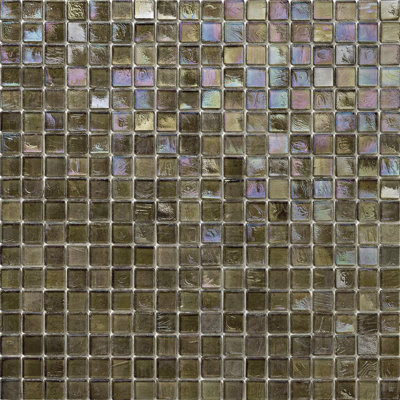 Grapes 5/8" x 5/8" Glimmer Glass Mosaic