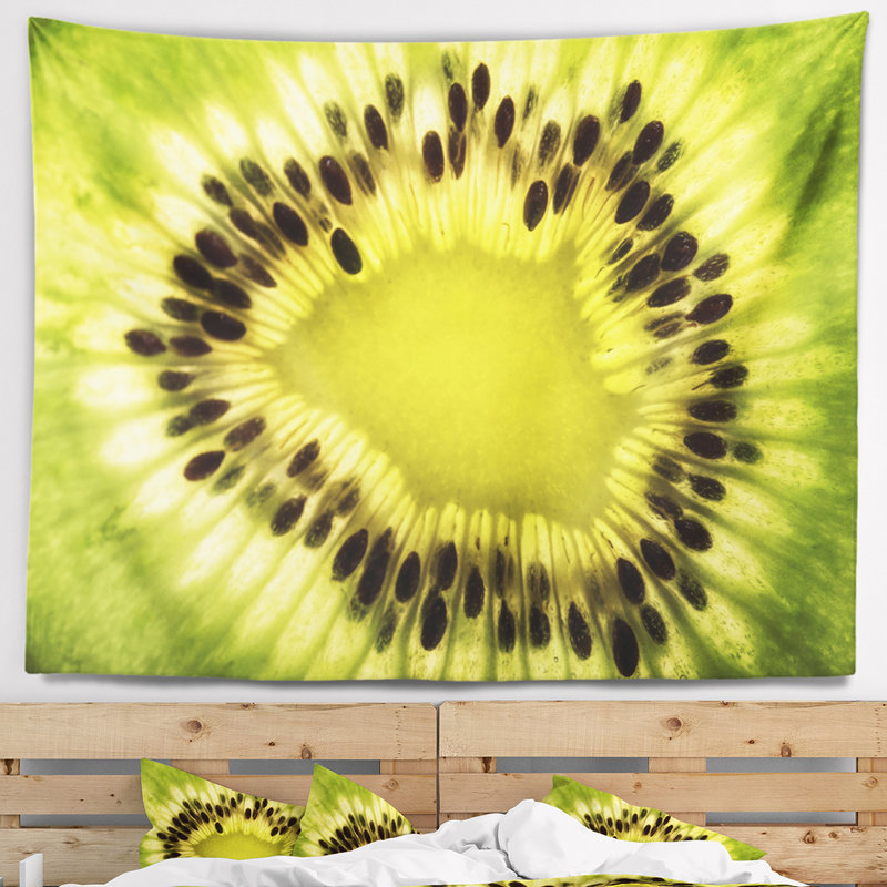 Tapisserie Kiwi Seeds and Interior, H 32 po x l 39 po