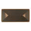 Poignée rectangulaire de la collection Bungalow - bouton d'armoire 2-5 / 16 "x 1-1 / 16" bronze huilé - Quincaillerie transitionnelle et côtière pour tiroirs et armoires-91074059-91074065