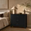 Commode 3 tiroirs 32 "avec façades cannelées-130019504