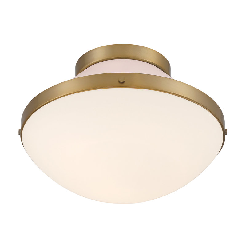 Bolderberg 1 Light Vibrant Flush Mount, Blush