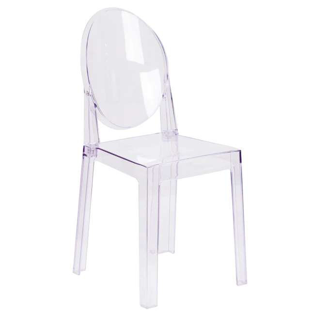 Ethereal Clear Acrylic Side Chair Set of 2 - Modern Design