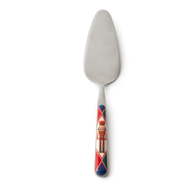Vintage Christmas Stainless Steel Servall