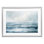 Watercolor Moody Waves, reproduction encadrée sous verre, design par LSR Design Studio