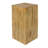 Wood-Look Square-Column Mgo End Table,  H27.75",Wood-Like Distressed Finish, Mix With Different Heights, Indoor Outdoor Use-2012152801-2012152803