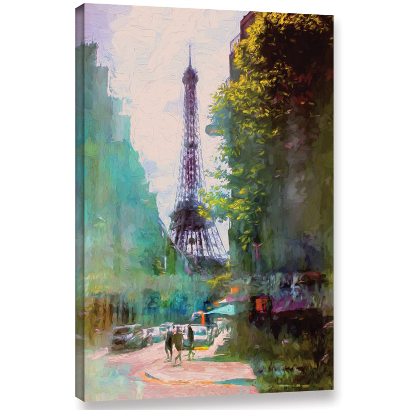" Paris Street " by John JRivera, 12" H x 8" W x 2" D