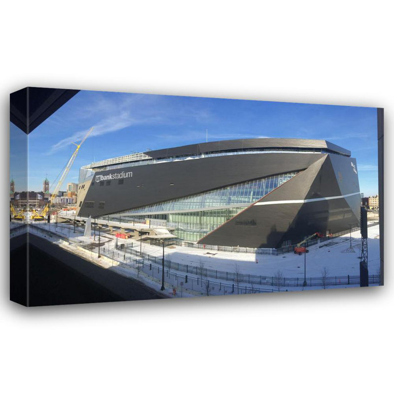 U.S. Bank Stadium, 11" H x 18" W