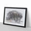 Two Giraffes in Abstract - Picture Frame Graphic Art Print-55777524-55777525