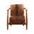 Brown/White Genuine Goat Hide selected