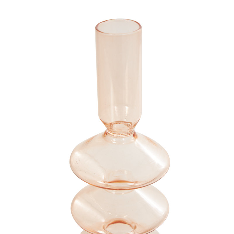 10.1'' H Glass Tabletop Candlestick