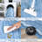 Bordered Design Machine Washable Rug with Rubber Backing for Living Room Modern Non-Slip Dining Room Rug Easy-Cleaning Floor Carpet for Bedroom-13991969