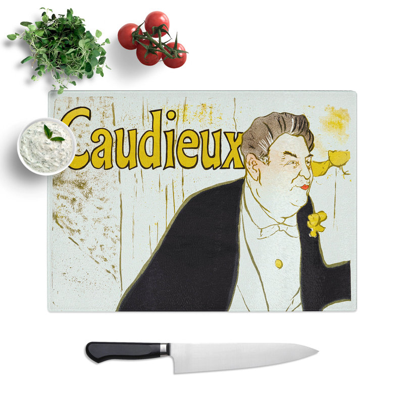 Caudious by Henri De Toulouse-Lautrec Chopping Board, 0.4cm H x 28.5cm W x 39cm L