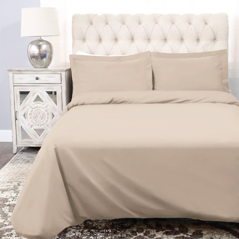 Ensemble de housse réversible pour couette, Tan, Simple