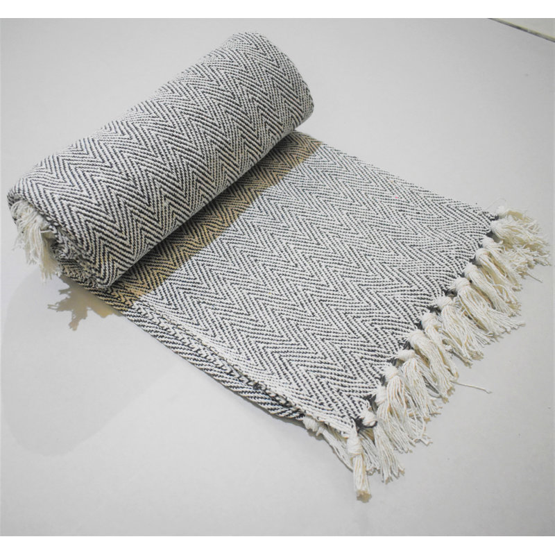 Erwan Throw Blanket, Grey