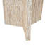Console de salon en bois de teck brun Cole et Grey avec pieds en lattes Envi