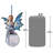 The Snow Fairy Goddess Holiday Ornament-108646253