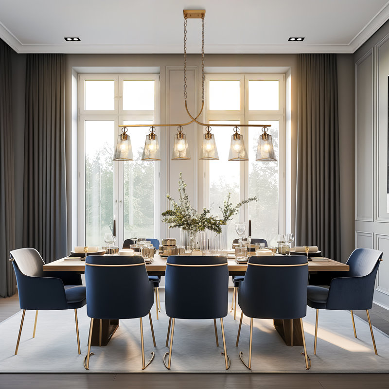 Coleridge 6-Light Dimmable Chandelier with Adjustable Height