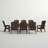 POLYWOOD Nautical Adirondack 9-Piece Trestle Dining Set-50288650-122513342