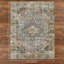 Tapis oriental en polyester tissé à la machine en brun-87199677