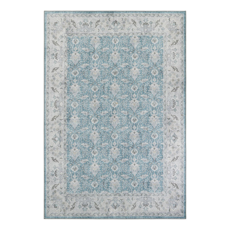 Bungalow Rose Dinah Timeless Rug, Rectangle 8 pi 4 po x 12 pi