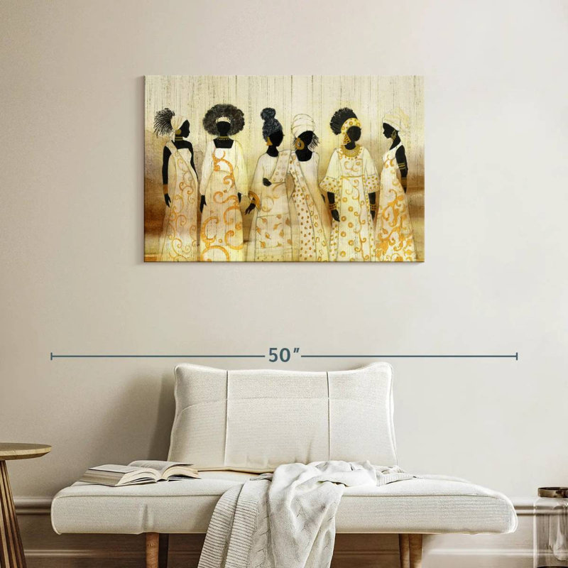 Leisha Six Queens, 24" H x 36" W