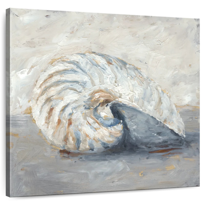 Aletra Blue Shell Study I, 10" H x 10" W