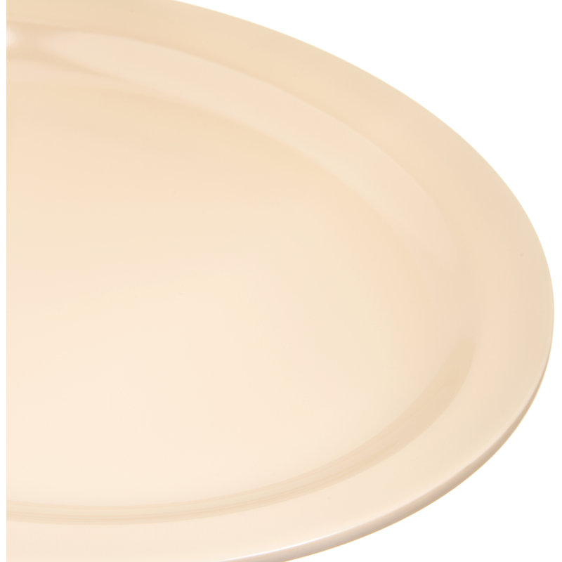 Plateau ovale en mélamine Asso, Brun clair, H 1,19 po x l 8,97 po x P 12 po