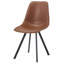 Chaise de salle à manger en cuir Annalise-952663129-952663131-969870236