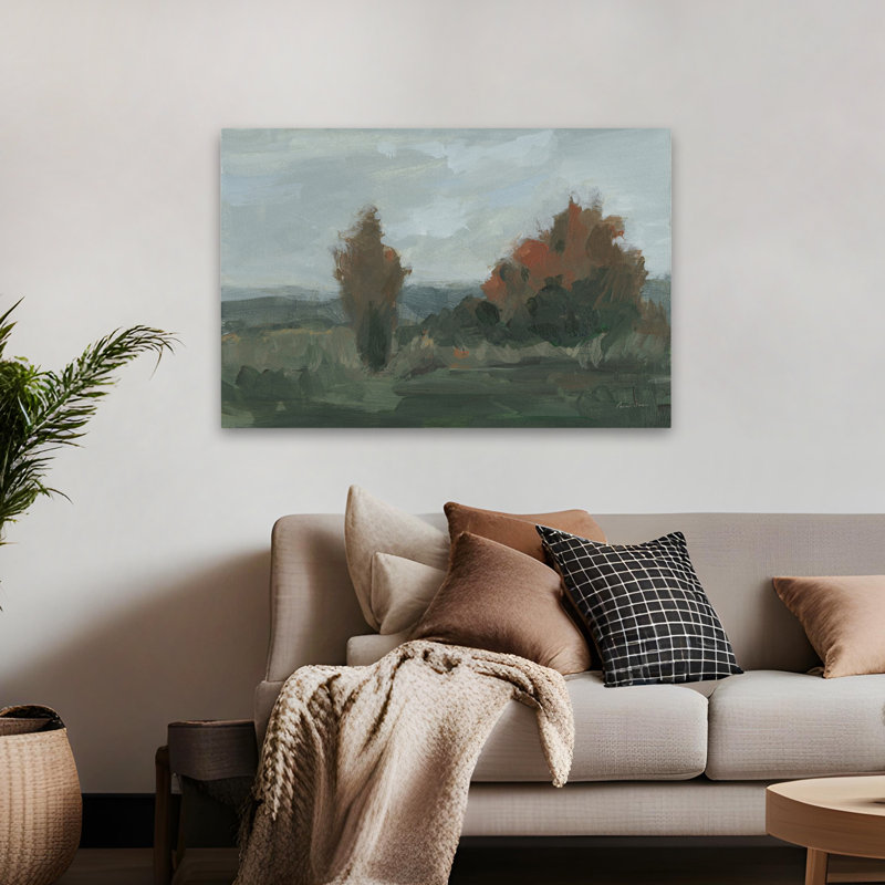 Turning - Autumn Brown Fall Gray, H 48 po x l 32 po