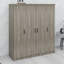 Armoire 4 portes avec tiroir de rangement-682815909