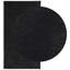 Rug "HUARTE" Short Pile Soft and Washable Black-608965858