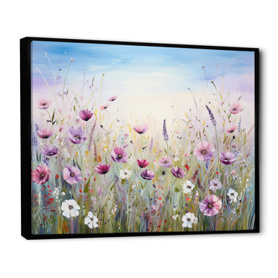 Fleurs sauvages Meadows III - Art mural champ de fleurs