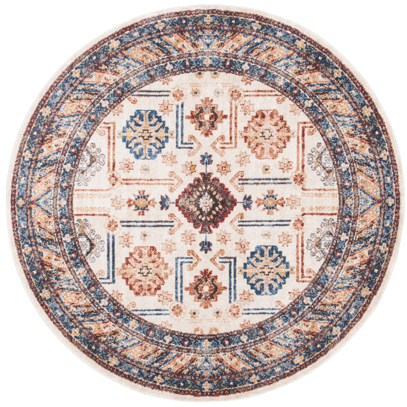 Bijar Performance Oriental Rug, Round 6'7"