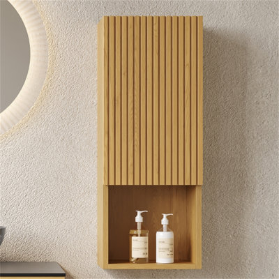 MITCH 35" Tall Bathroom Wall Mounted Cabinet