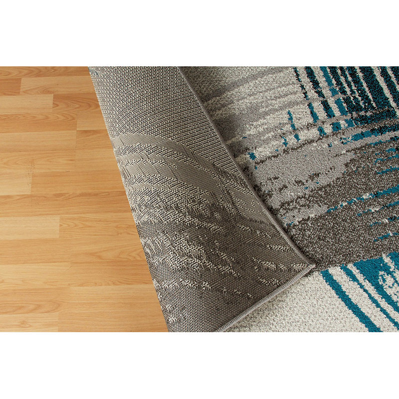 Tapis de la zone grise laine Melendy, Tapis de couloir 2 pi x 8 pi