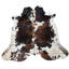Tapis en cuir de vache tricolore-91884674