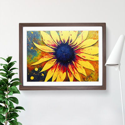 XH1022-8593X Sunflower Splash Vol.2 Abstract - Single Picture Frame Print