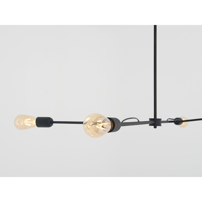 Triso 4 - Light Unique/Statement Pendant, Black