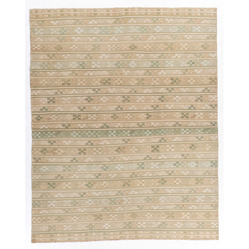 One-of-a-Kind 7'2 X 9' Flatweave Area Rug