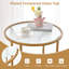 Melora Cross Legs Side Table Set