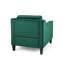 Fauteuil club en velours vert