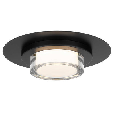 12 inch Square Chrome Integrated LED Flush Mount